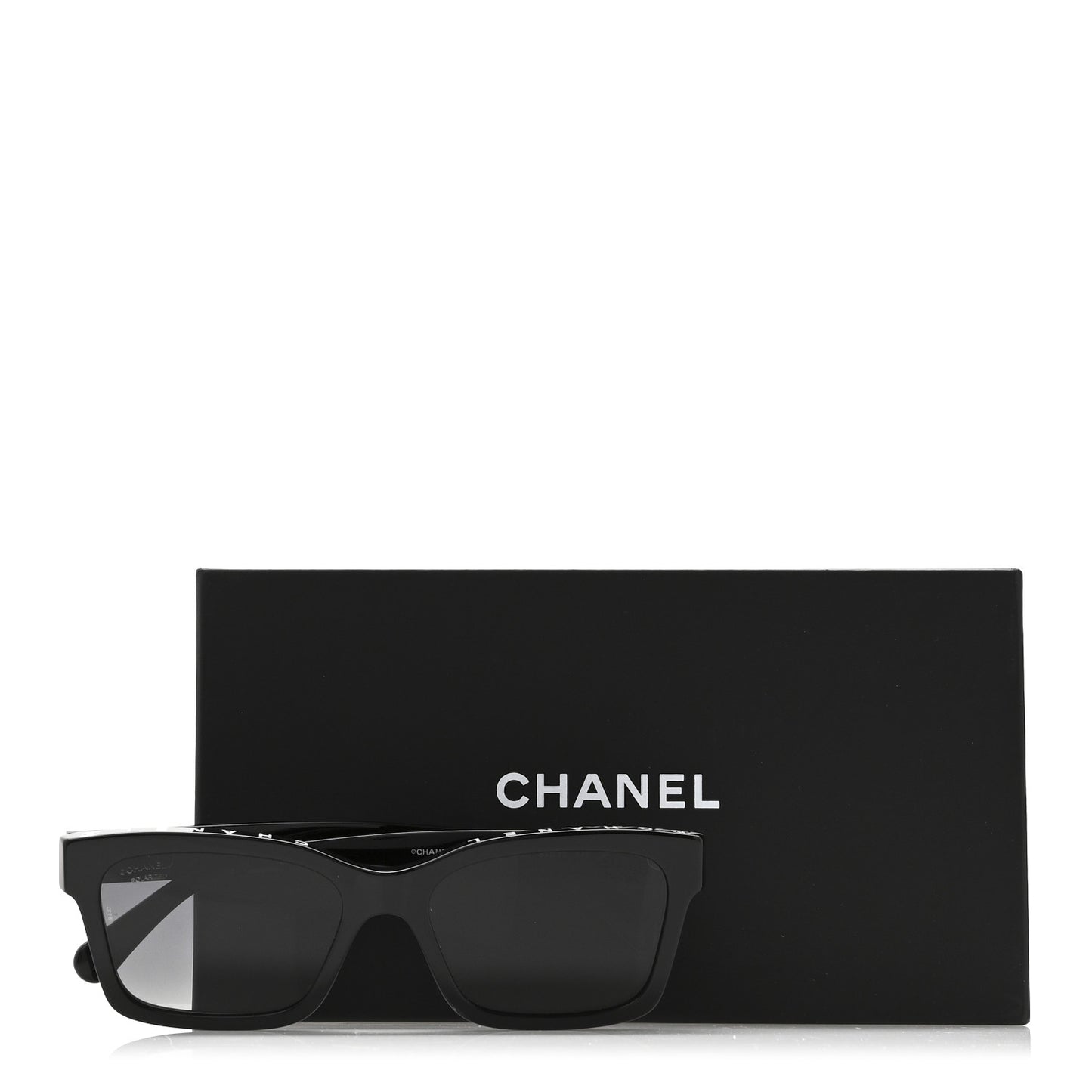 Acetate Square Sunglasses 5417 Black