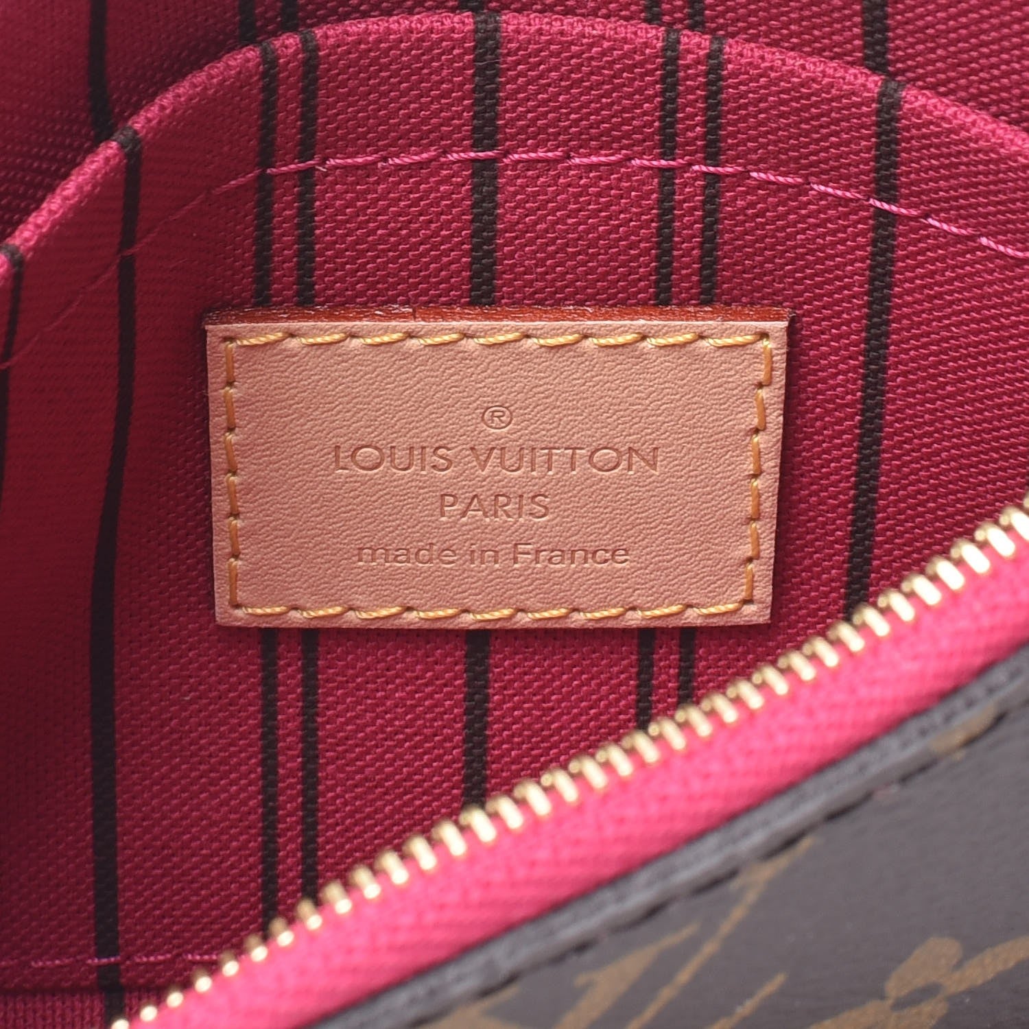 Louis Vuitton Monogram Neverfull PM Pochette Pivoine 6 of 7