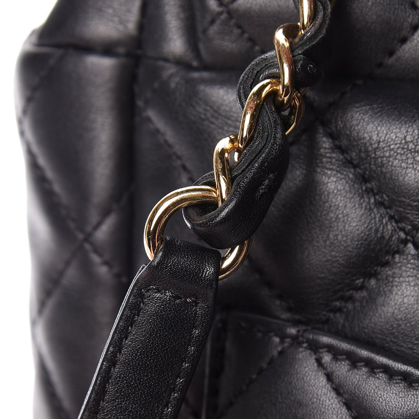 Lambskin Quilted Small Urban Spirit Backpack Black