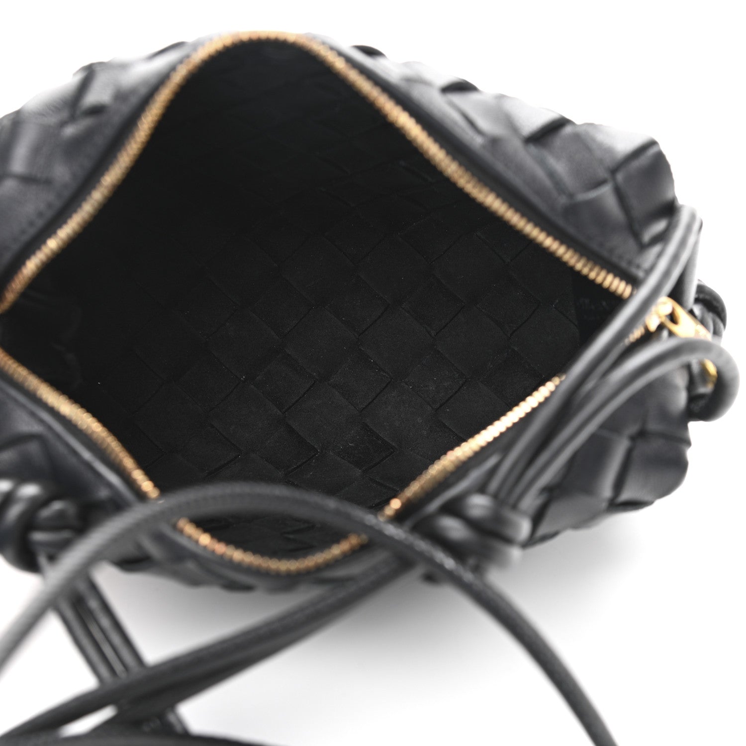 Bottega Veneta Nappa Intrecciato Mini Loop Camera Bag Black 5 of 10