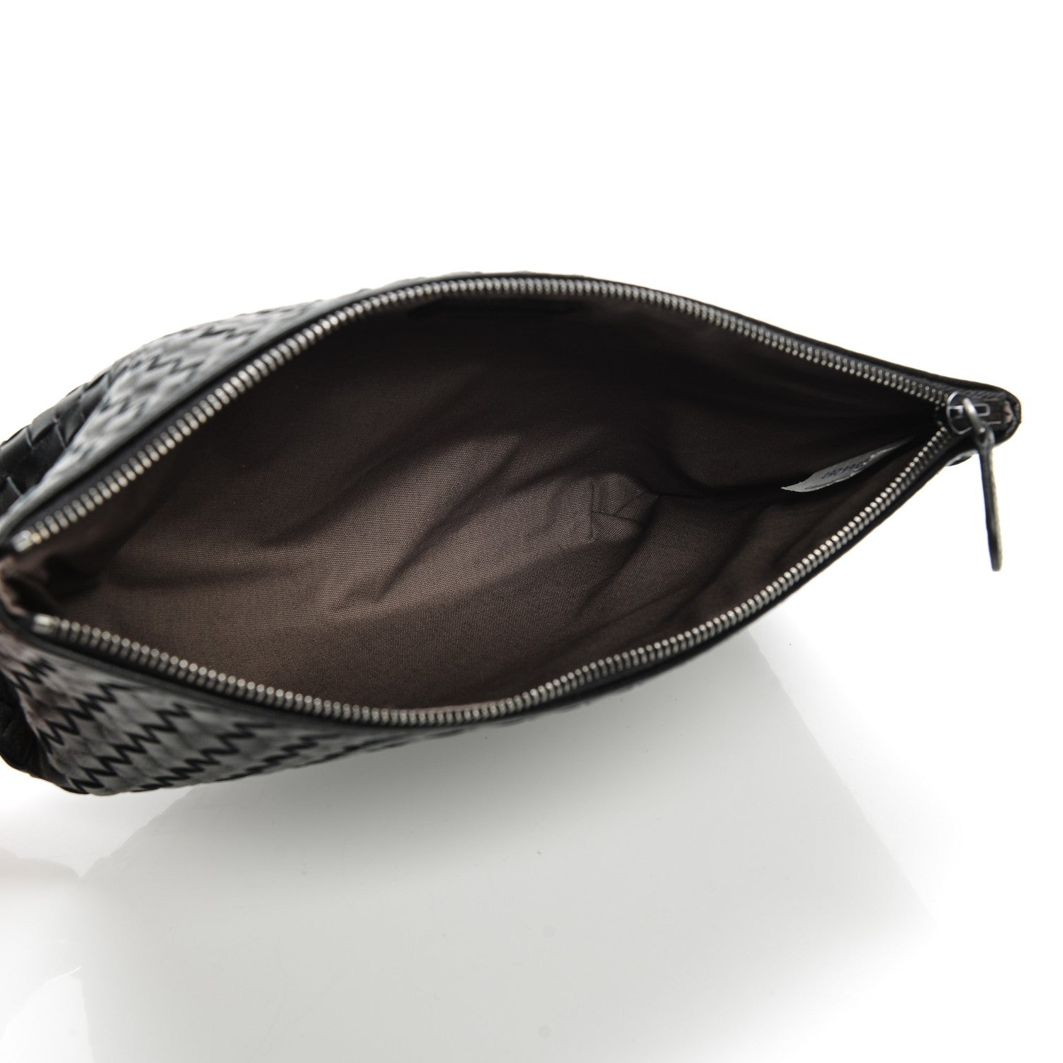Bottega Veneta Nappa Intrecciato Flat Zip Pouch Nero Black 5 of 8