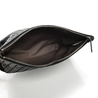 Bottega Veneta Nappa Intrecciato Flat Zip Pouch Nero Black 5 of 8