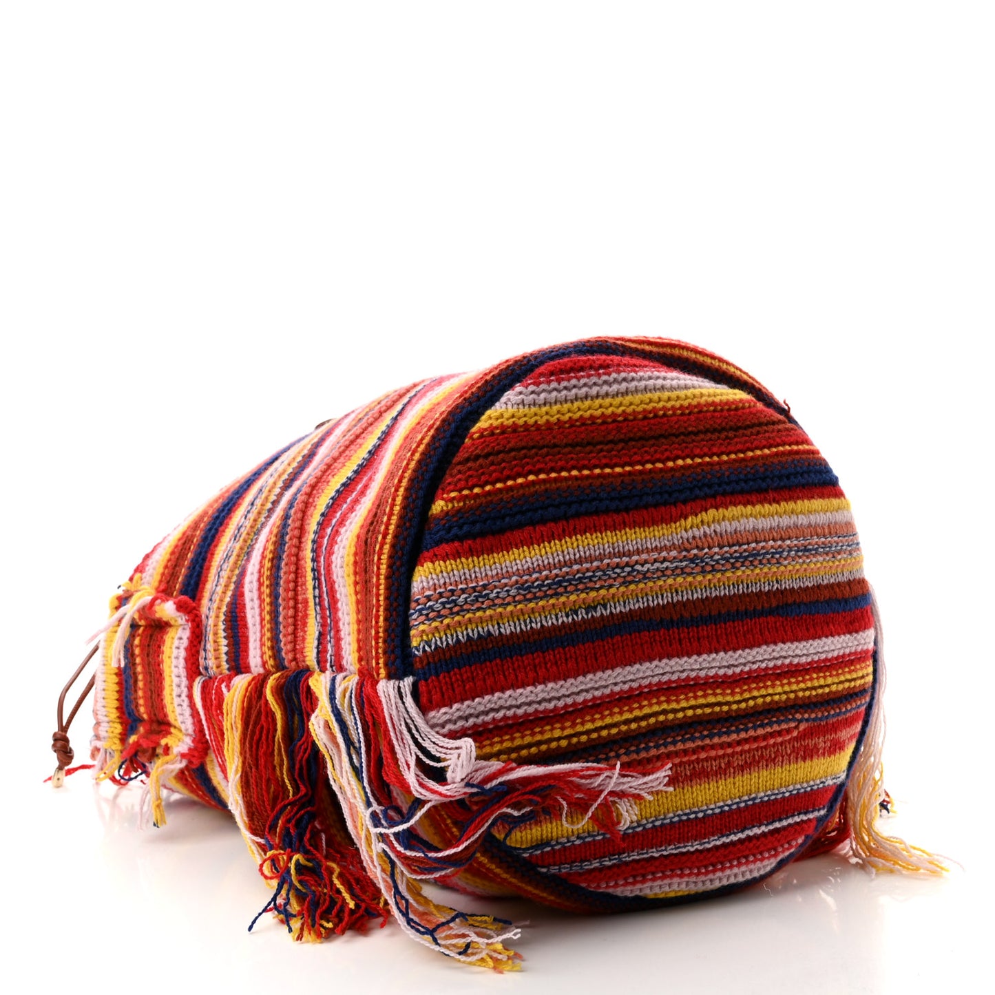 Recycled Cashmere Knit Fringe Jorge Hobo Multicolor