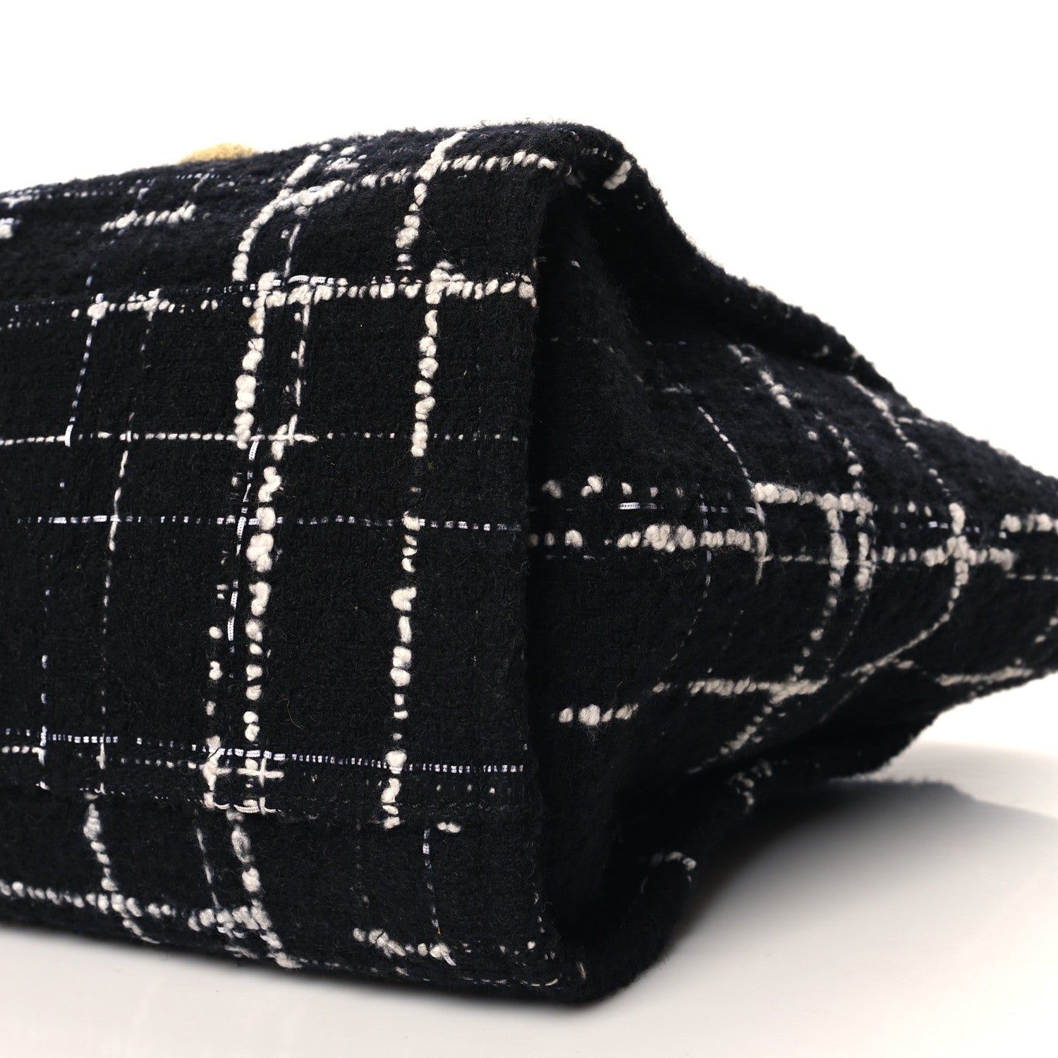 Chanel Tweed Medium Deauville Tote Black White Multicolor 1618219