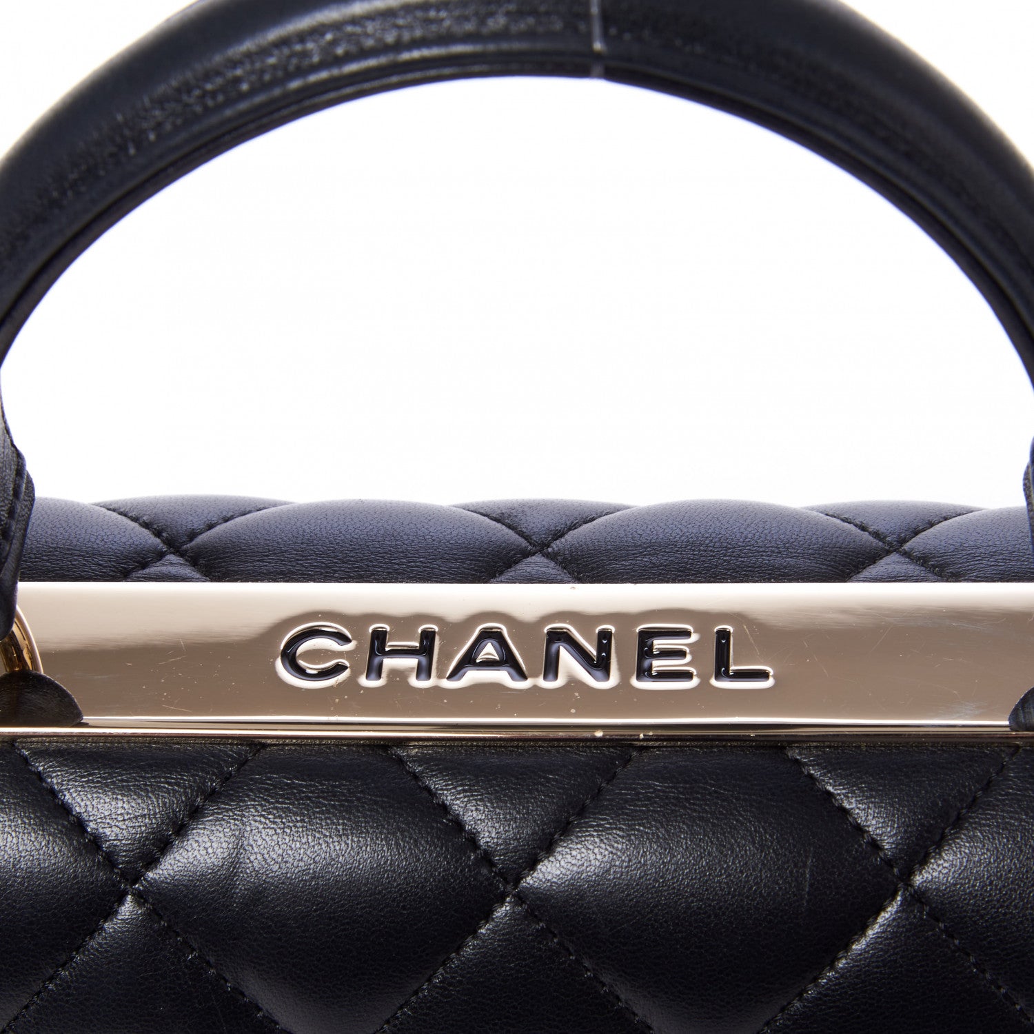 Chanel Lambskin Quilted Medium Trendy CC Flap Dual Handle Bag Black 6 of 10