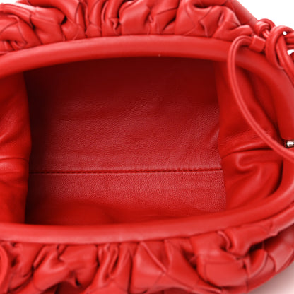 Bottega Veneta Nappa Intrecciato The Mini Pouch Bright Red 5 of 9