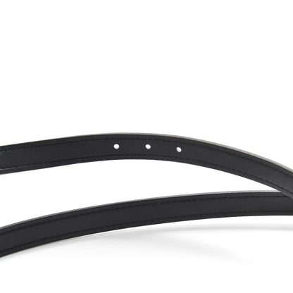 Hermes Epsom Swift 13mm Mini Mors H Belt 75 Craie Black 3 of 5