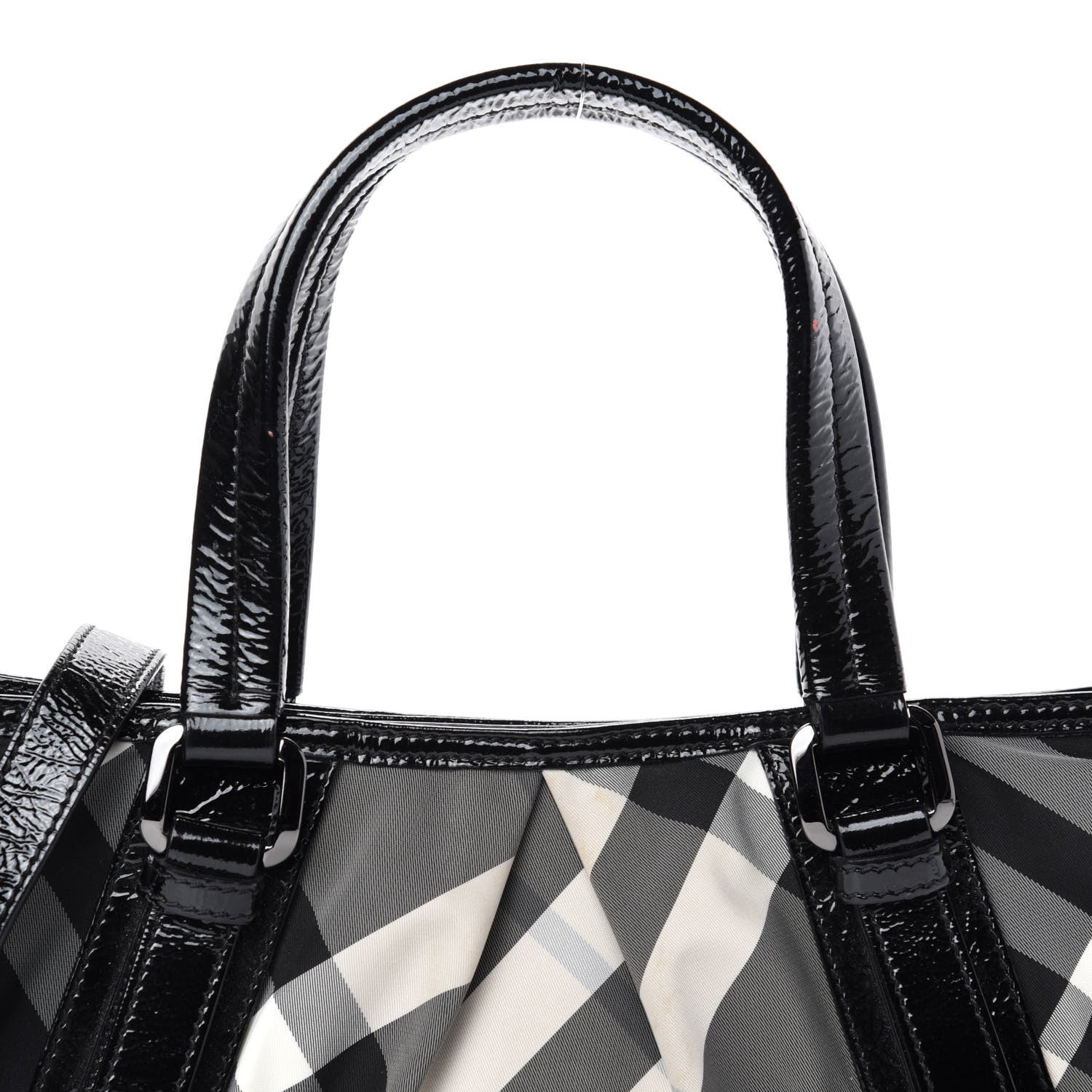 Burberry Nylon Beat Check Shoulder Bag Black 11 of 11