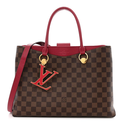 Louis Vuitton Damier Ebene LV Riverside Lie De Vin 1 of 12