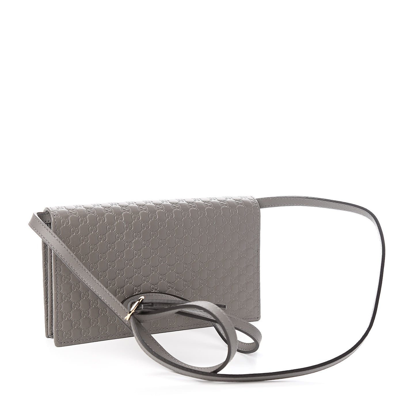 Soft Microguccissima Crossbody Wallet Loess