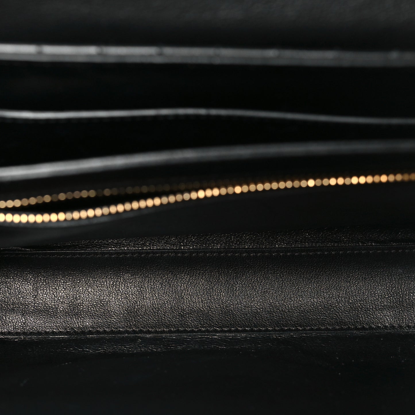 Calfskin Quilted Medium C Bag Black