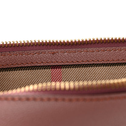 Burberry Soft Grain Calfskin House Check Small Helmsley Crossbody Dusty Pink 13 of 17