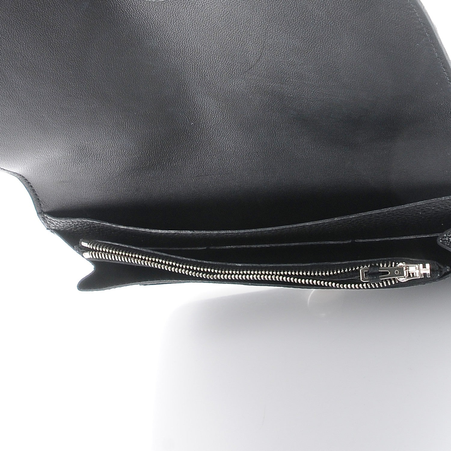 Hermes Togo Dogon Duo Wallet Black 7 of 12