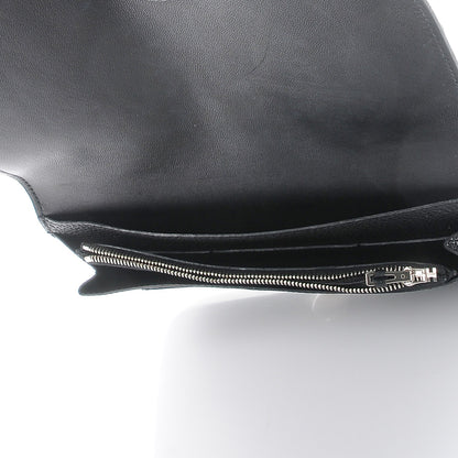 Hermes Togo Dogon Duo Wallet Black 7 of 12