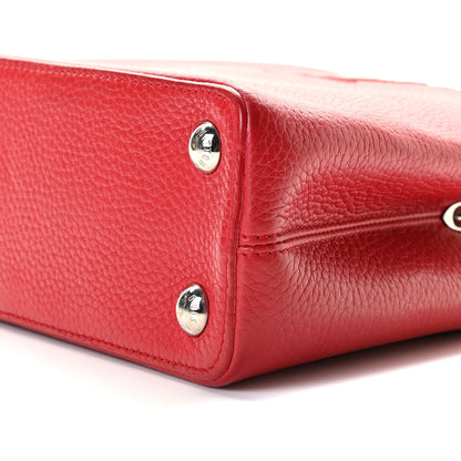 Louis Vuitton Taurillon Capucines BB Rubis 5 of 8