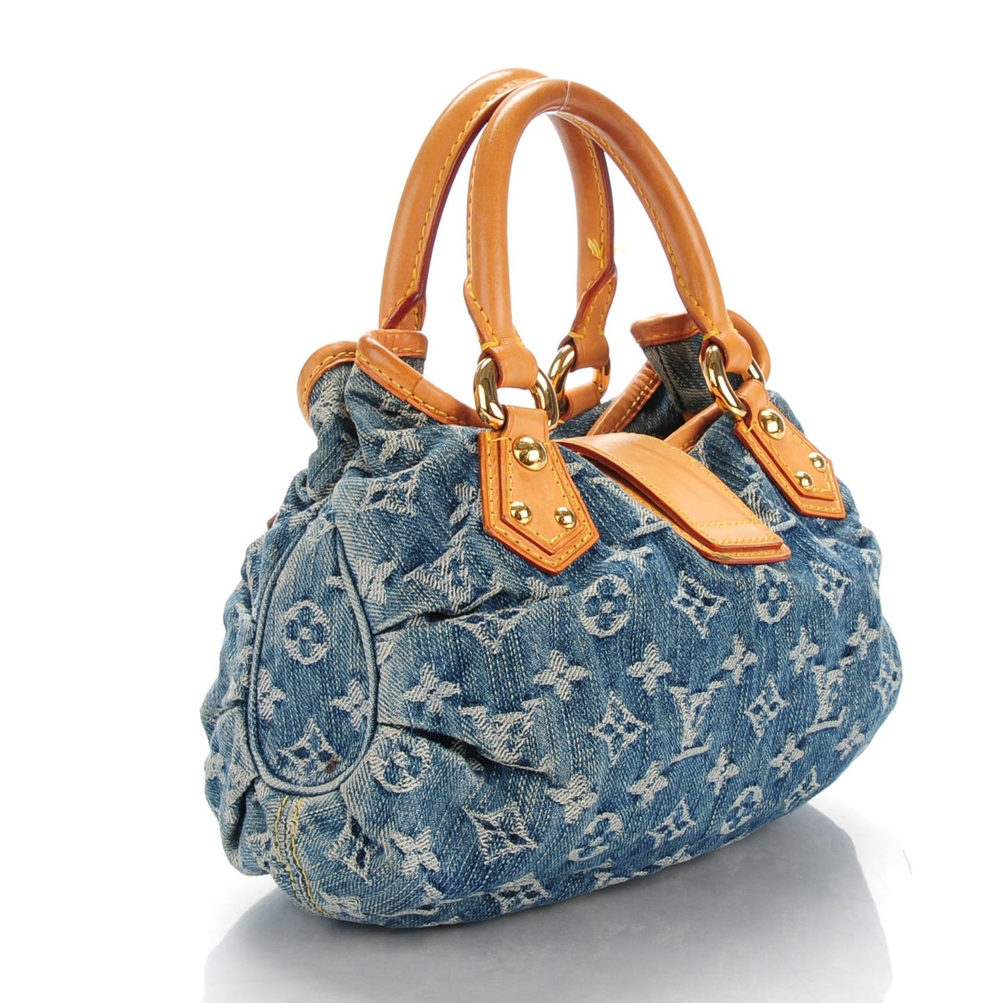 Monogram Denim Pleaty Blue
