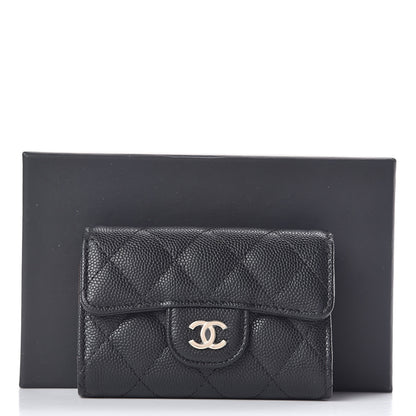 Chanel Caviar Quilted Classic 4 Key Holder Wallet Black 8 of 8