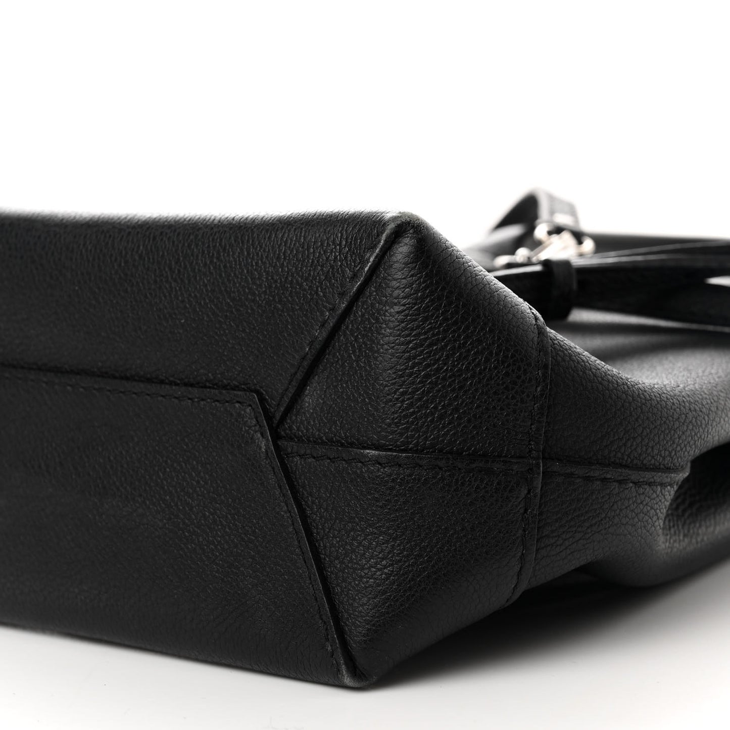 Calfskin Lockme Backpack Black