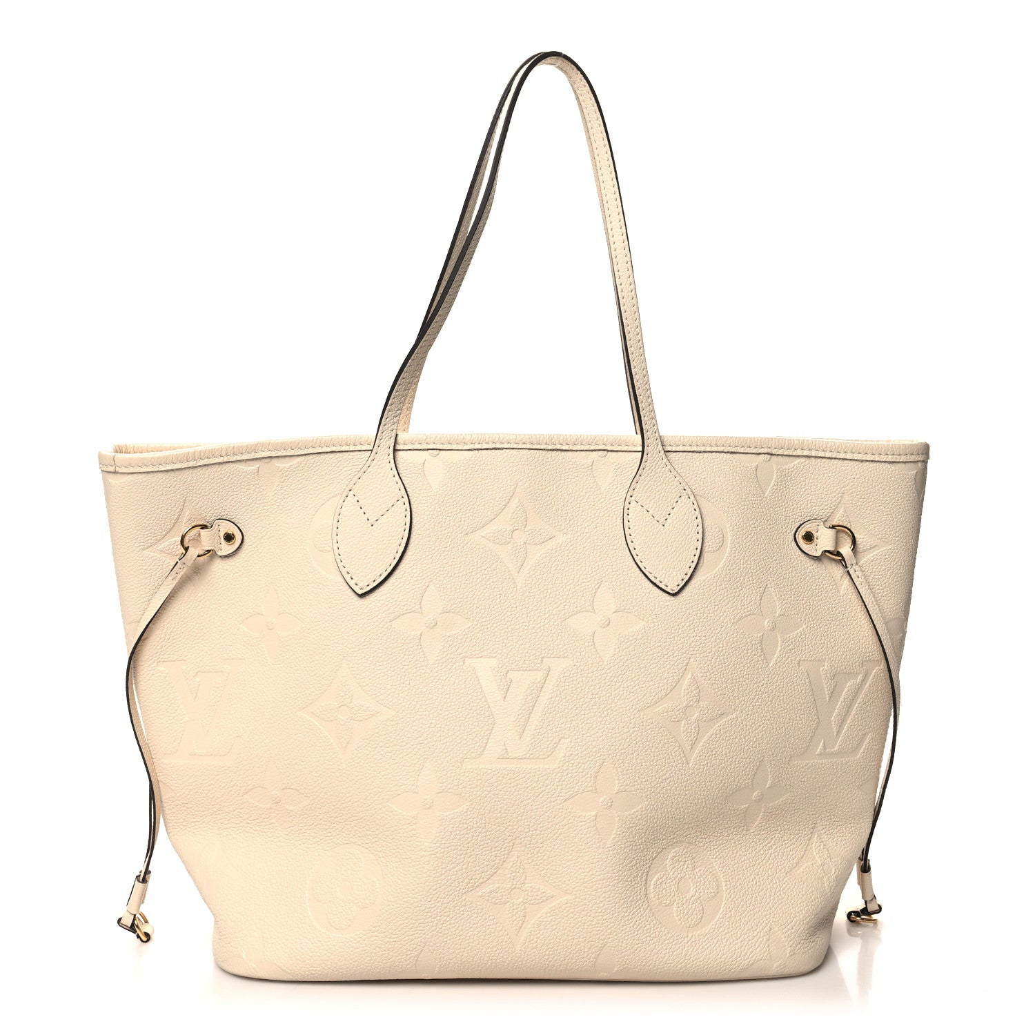 Louis Vuitton Empreinte Monogram Giant Neverfull MM Cream 1 of 9