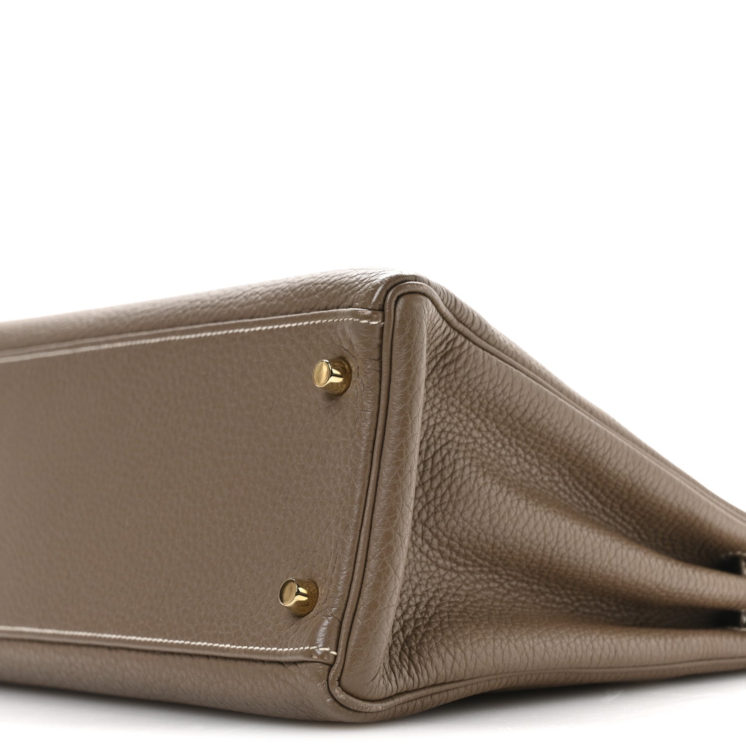 Hermes Taurillon Clemence Kelly Retourne 32 Etoupe 10 of 11