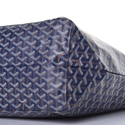 Goyard Goyardine Saint Louis GM Navy 8 of 8