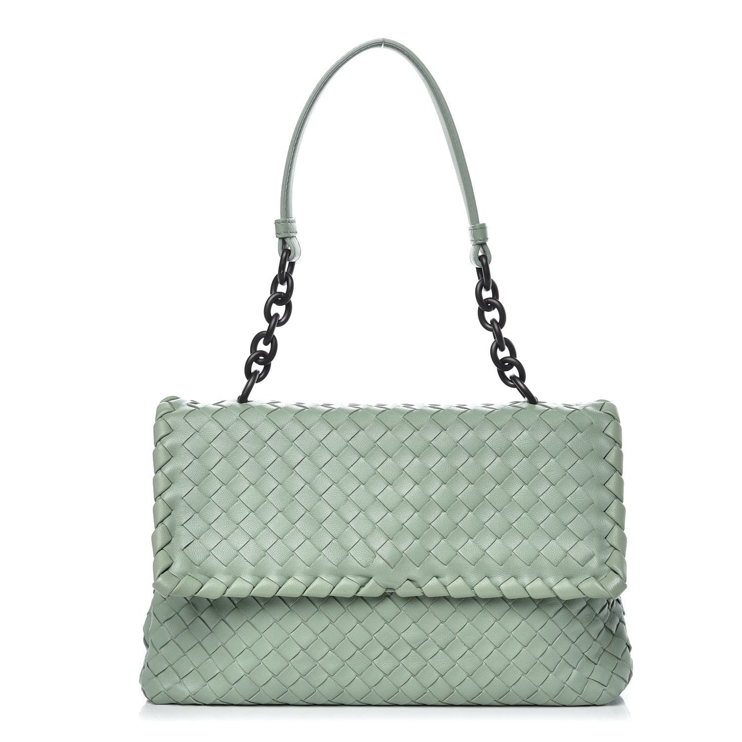 Nappa Intrecciato Small Olimpia Bag New Sage