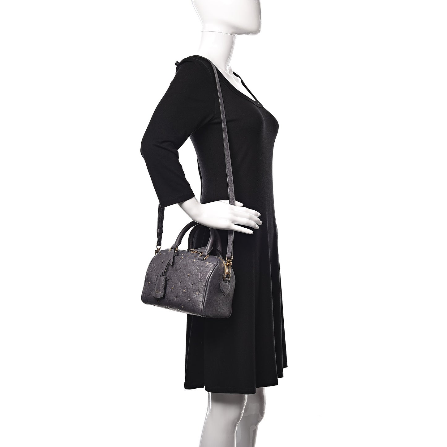 Empreinte Studded Speedy Bandouliere 20 Gris Silver