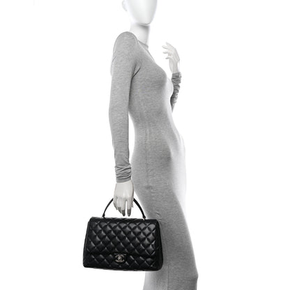Chanel Caviar Quilted Jumbo Kelly Flap Bag Black 2 of 14
