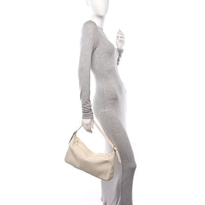 Celine Supple Calfskin Medium Romy Shoulder Bag Rice 2 of 15