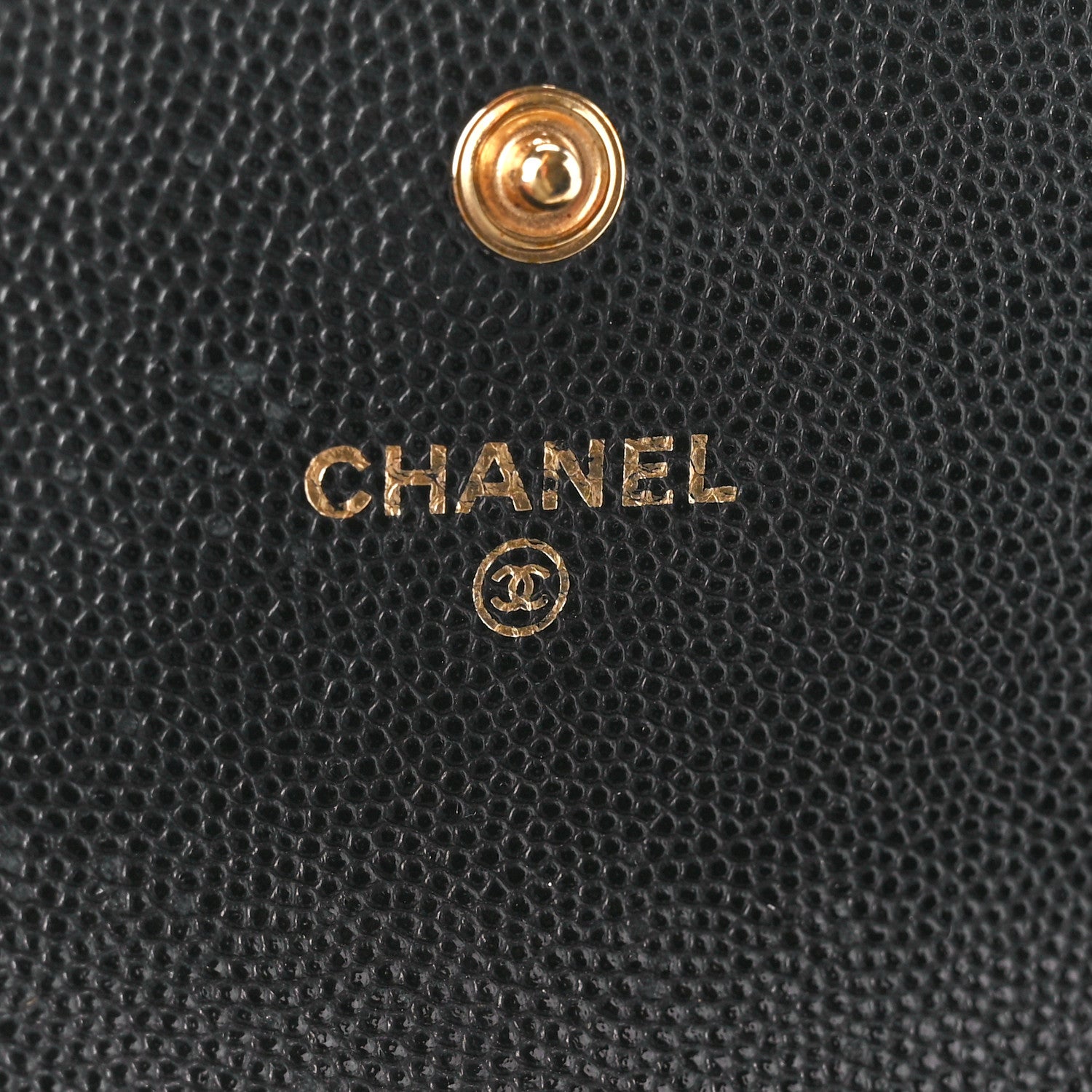 Chanel Caviar Quilted Large Boy Gusset Flap Wallet Black 8 of 13