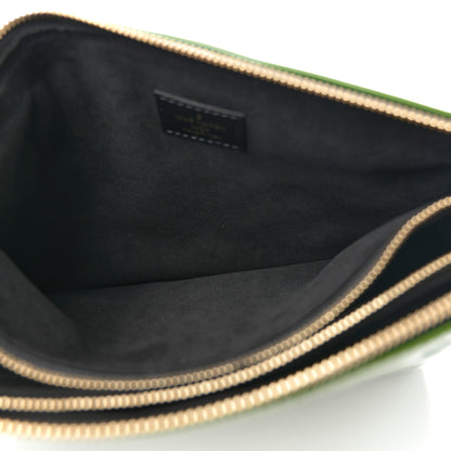 Louis Vuitton Patent Embossed Monogram Coussin PM Green Black 5 of 14