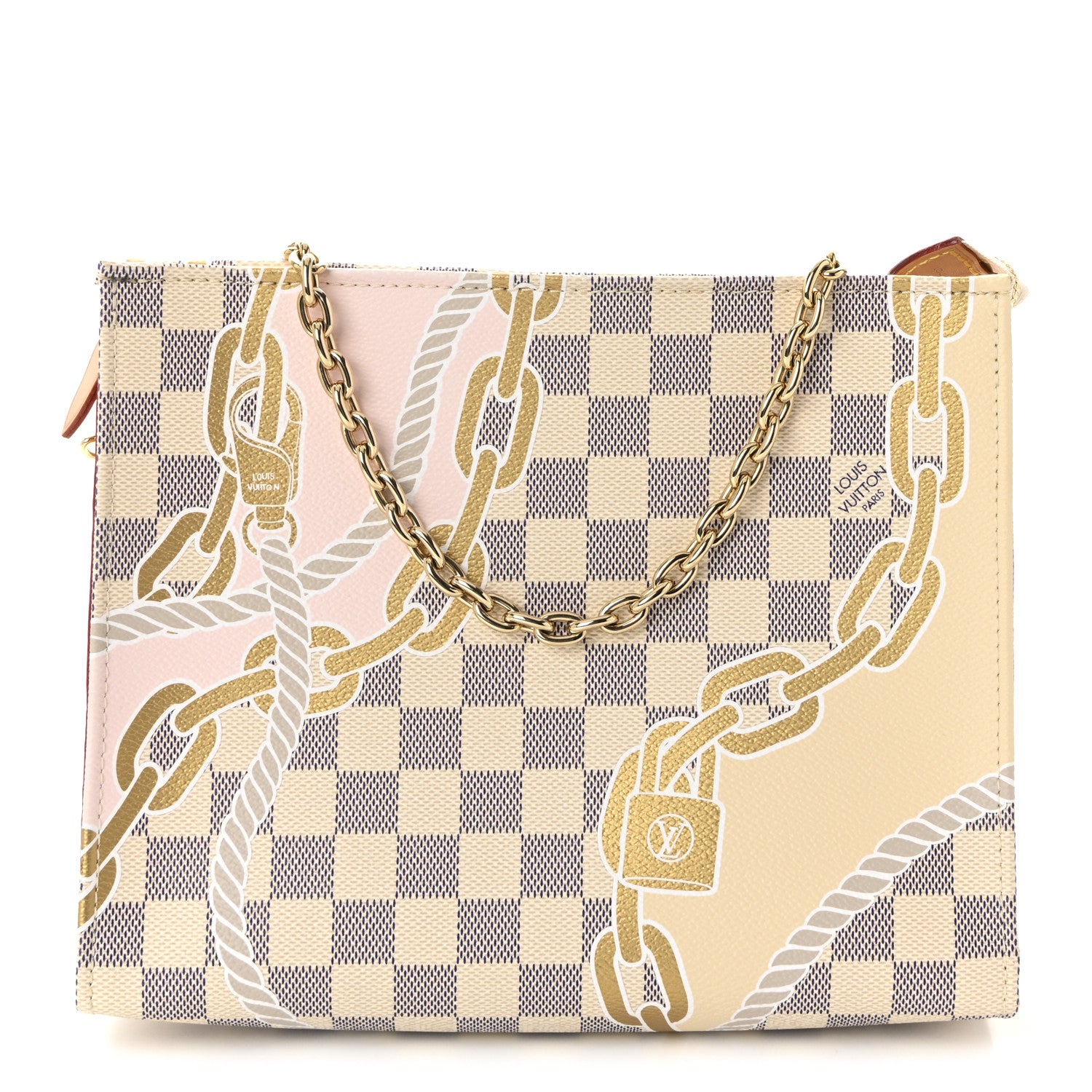 Louis Vuitton Damier Azur Nautical Toiletry Pouch On Chain 1 of 9