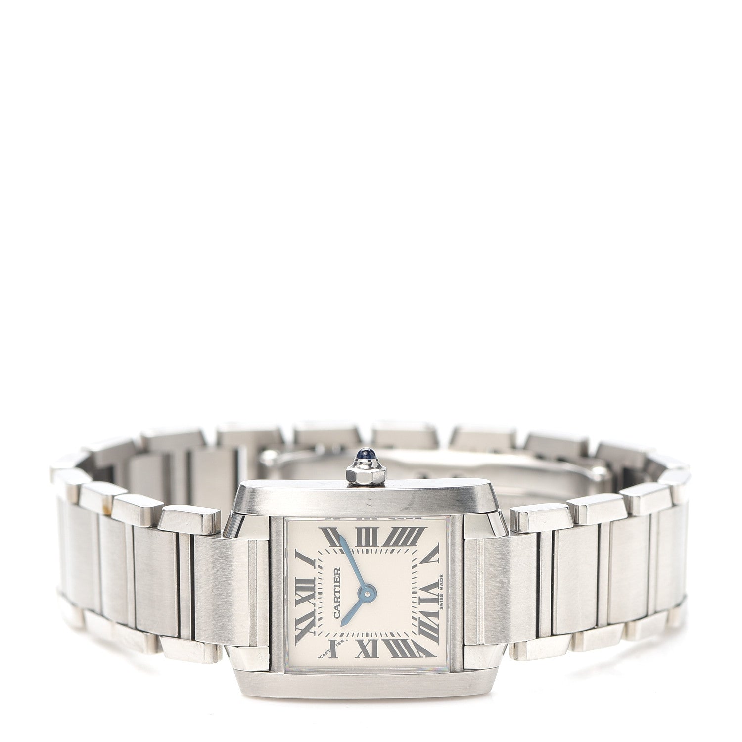 Cartier Stainless Steel 20mm Tank Francaise Quartz Watch 2 of 6