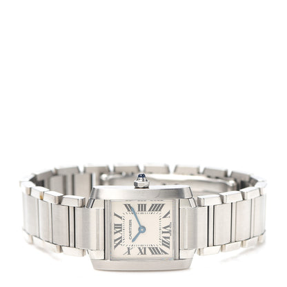 Cartier Stainless Steel 20mm Tank Francaise Quartz Watch 2 of 6