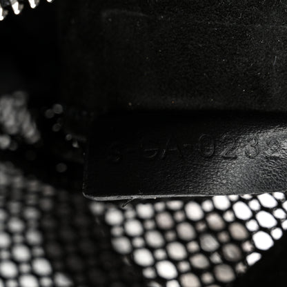 Celine Mesh Ava Trekking Shoulder Bag Black 7 of 10