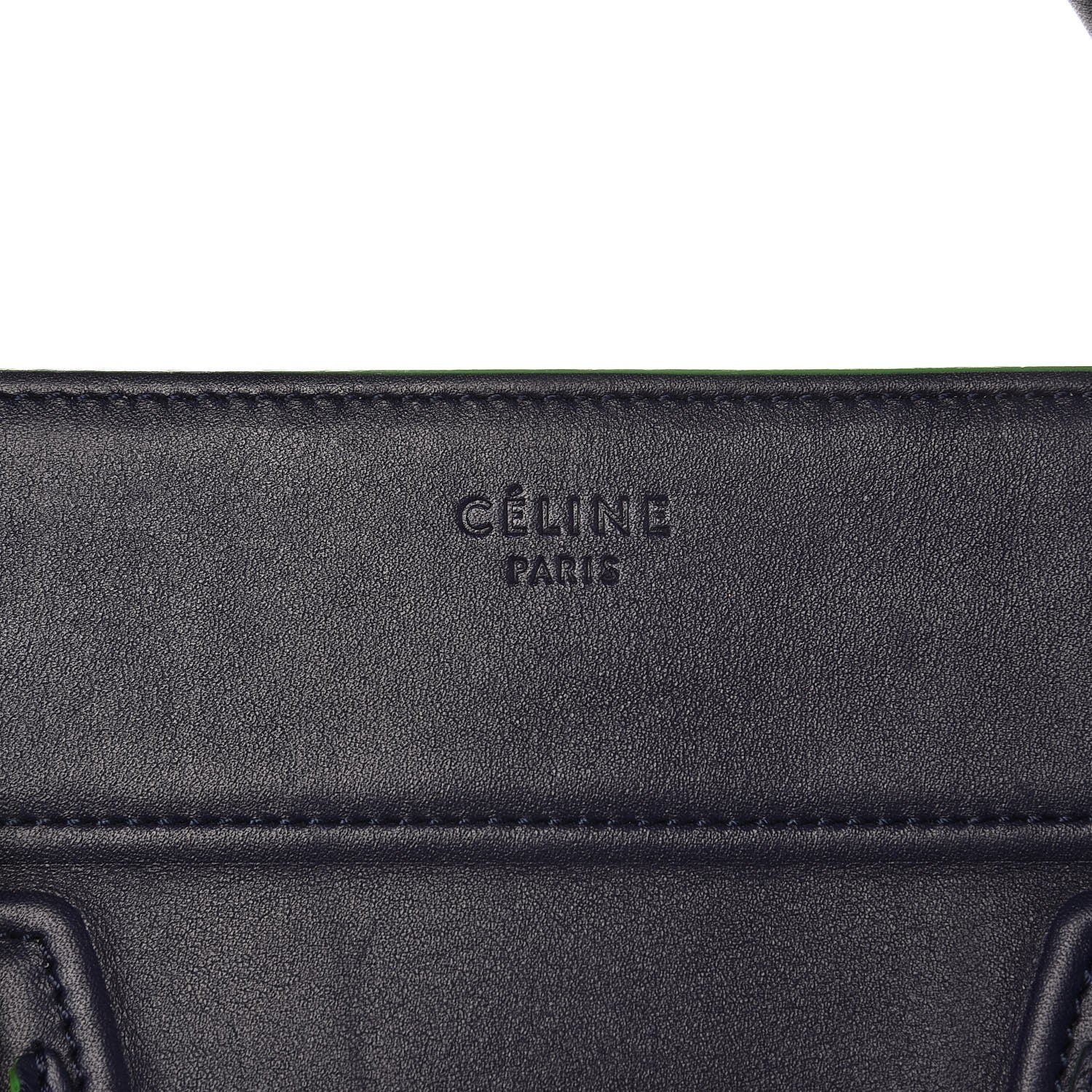 Celine Smooth Calfskin Medium Phantom Luggage Midnight 6 of 13