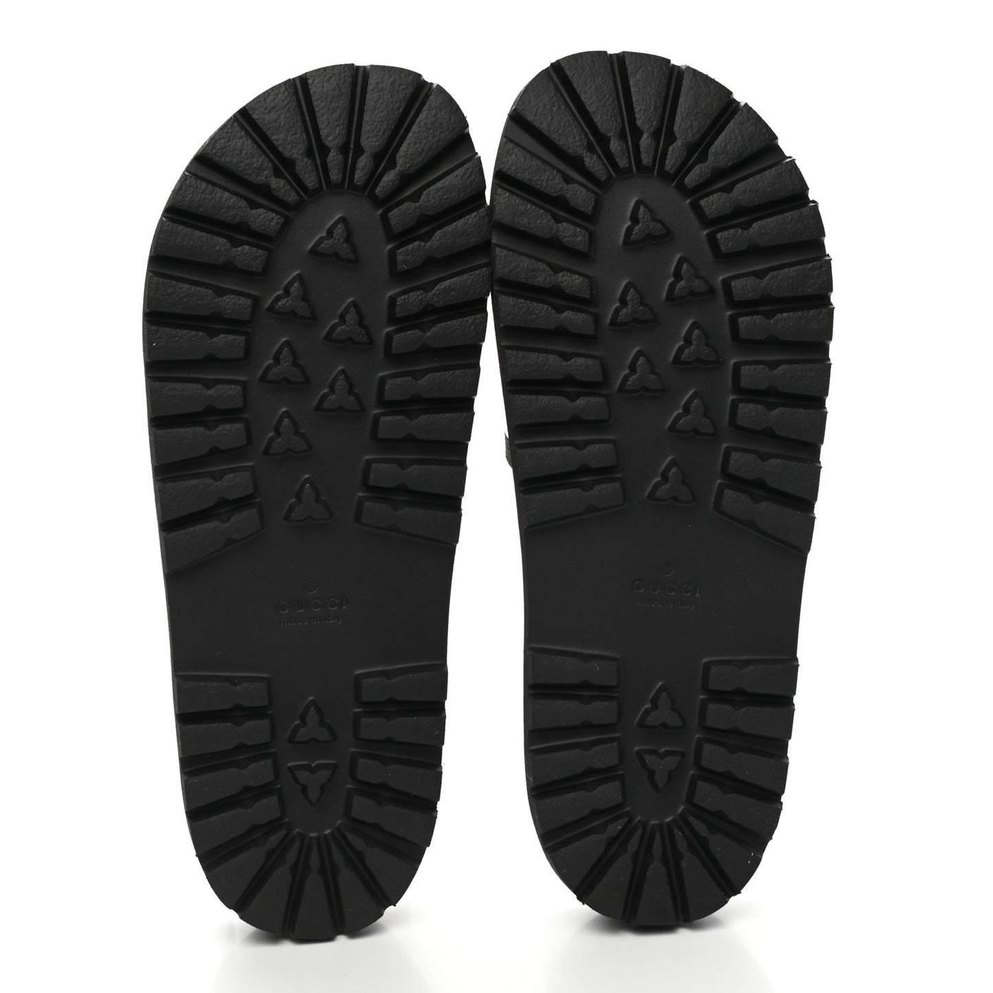 Rubber Web Mens Lug Sole Slide Sandals 10 Black Green Red