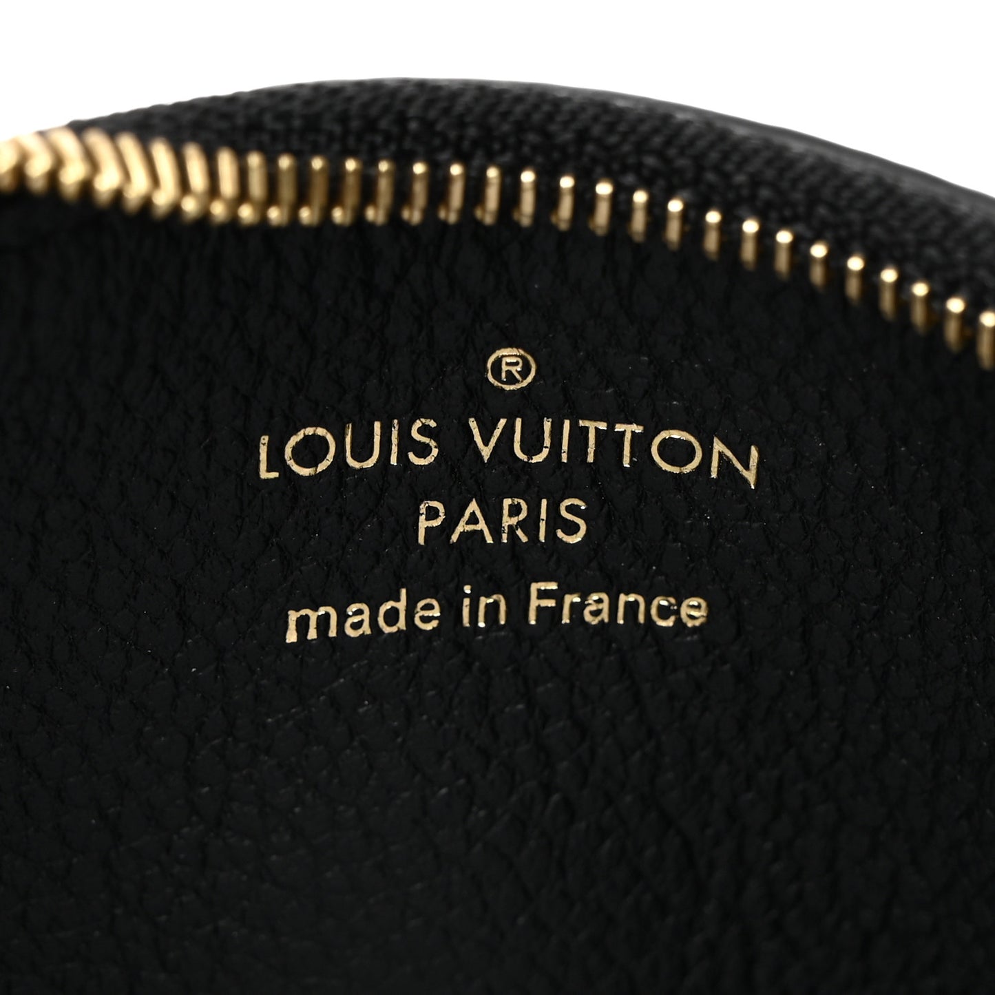 Empreinte Monogram Zipped Romy Card Holder Black