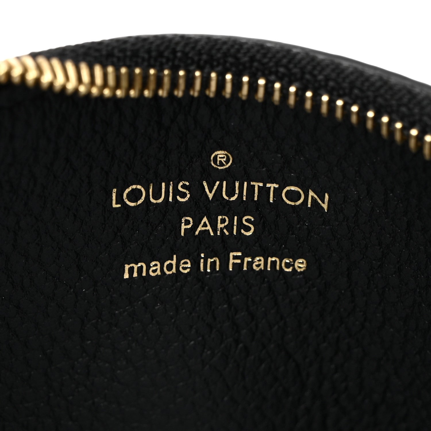 Louis Vuitton Empreinte Monogram Zipped Romy Card Holder Black 6 of 6