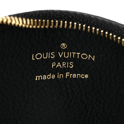 Louis Vuitton Empreinte Monogram Zipped Romy Card Holder Black 6 of 6