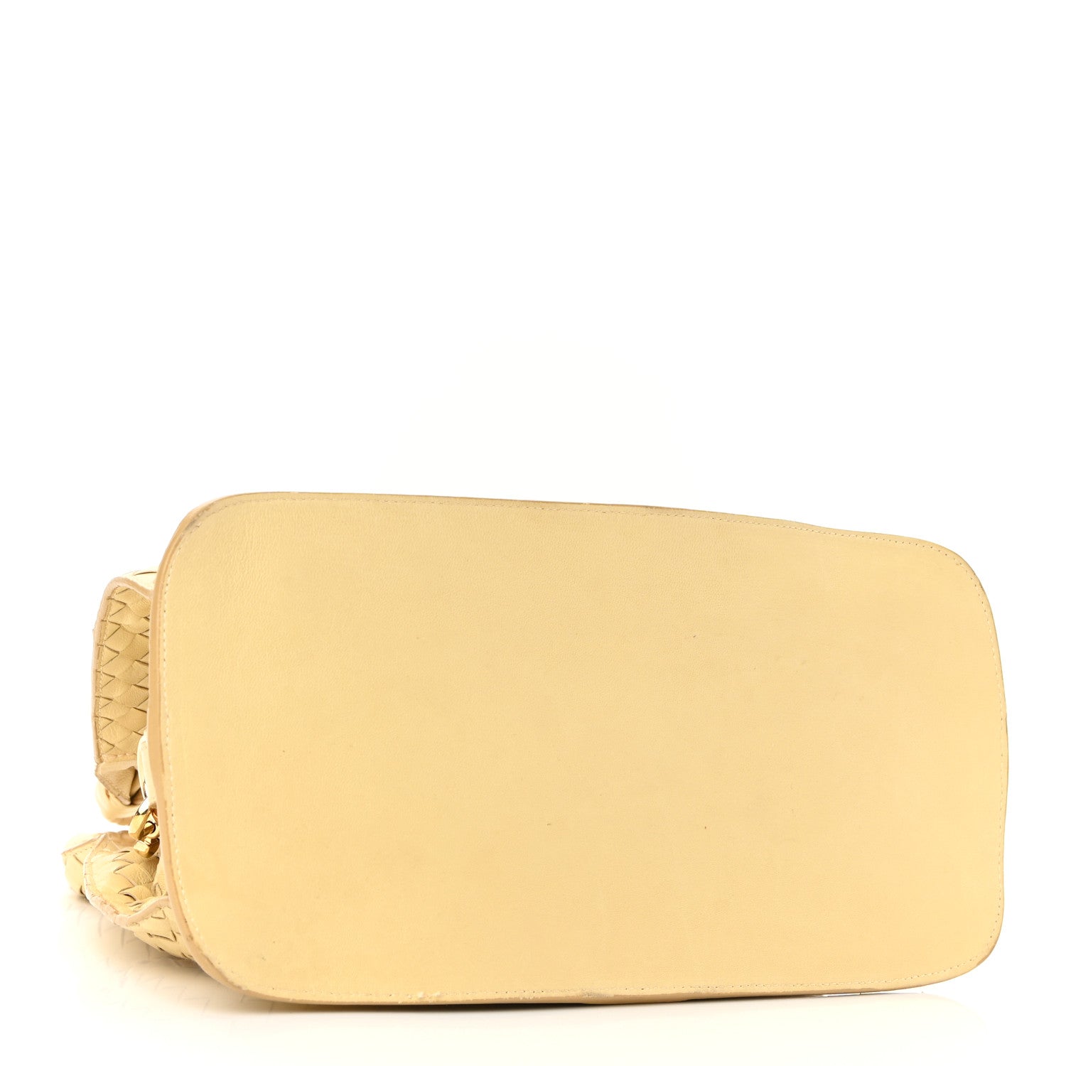 Bottega Veneta Nappa Intrecciato Shoulder Bag Banane 3 of 9