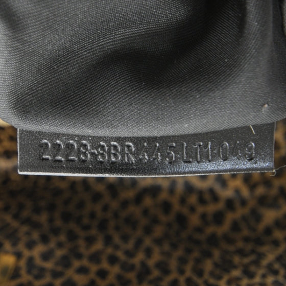 Fendi Calf Hair Leopard Print Chef Hobo Brown 2 of 2