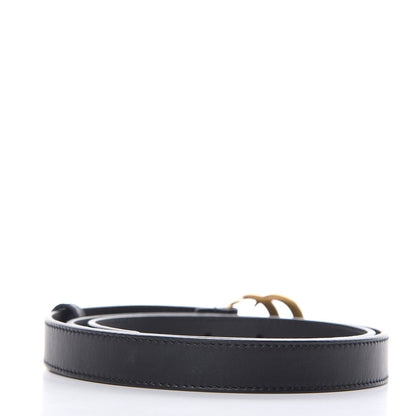 Gucci Calfskin Double G 20mm Belt 90 36 Black 3 of 6
