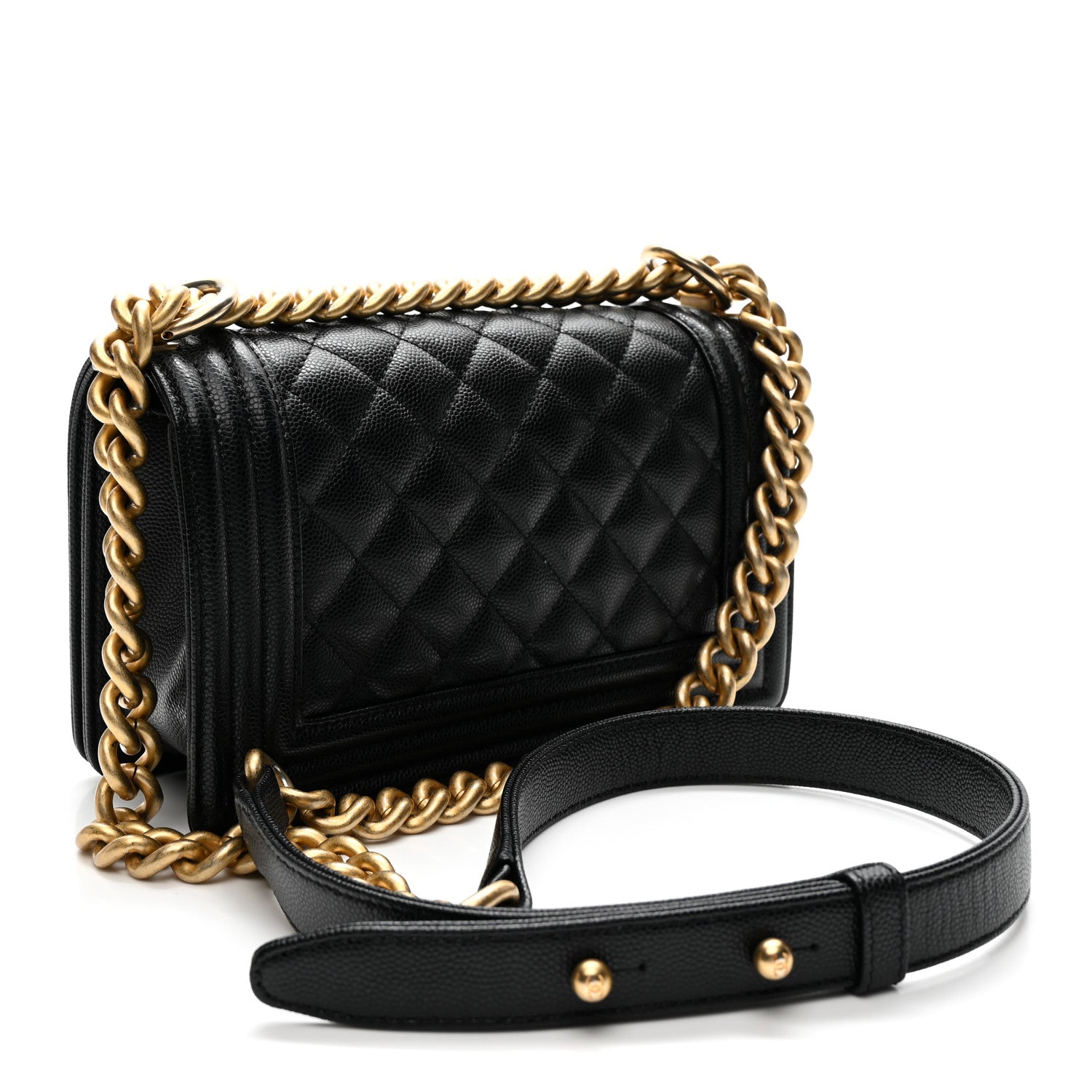 Chanel Caviar Quilted Small Boy Flap Black 3 of 11