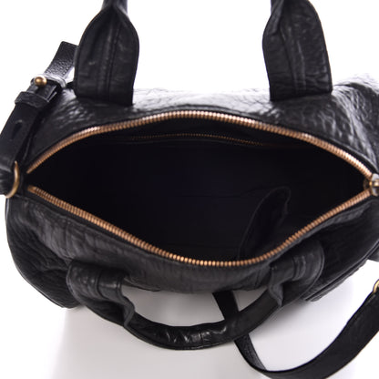 Alexander Wang Pebbled Lambskin Rocco Black Antique Brass Hardware 5 of 8