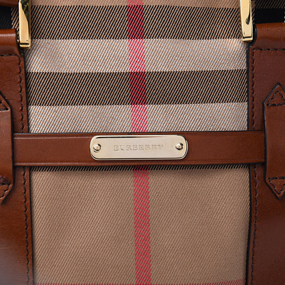 Burberry House Check Tote Dark Tan 10 of 10