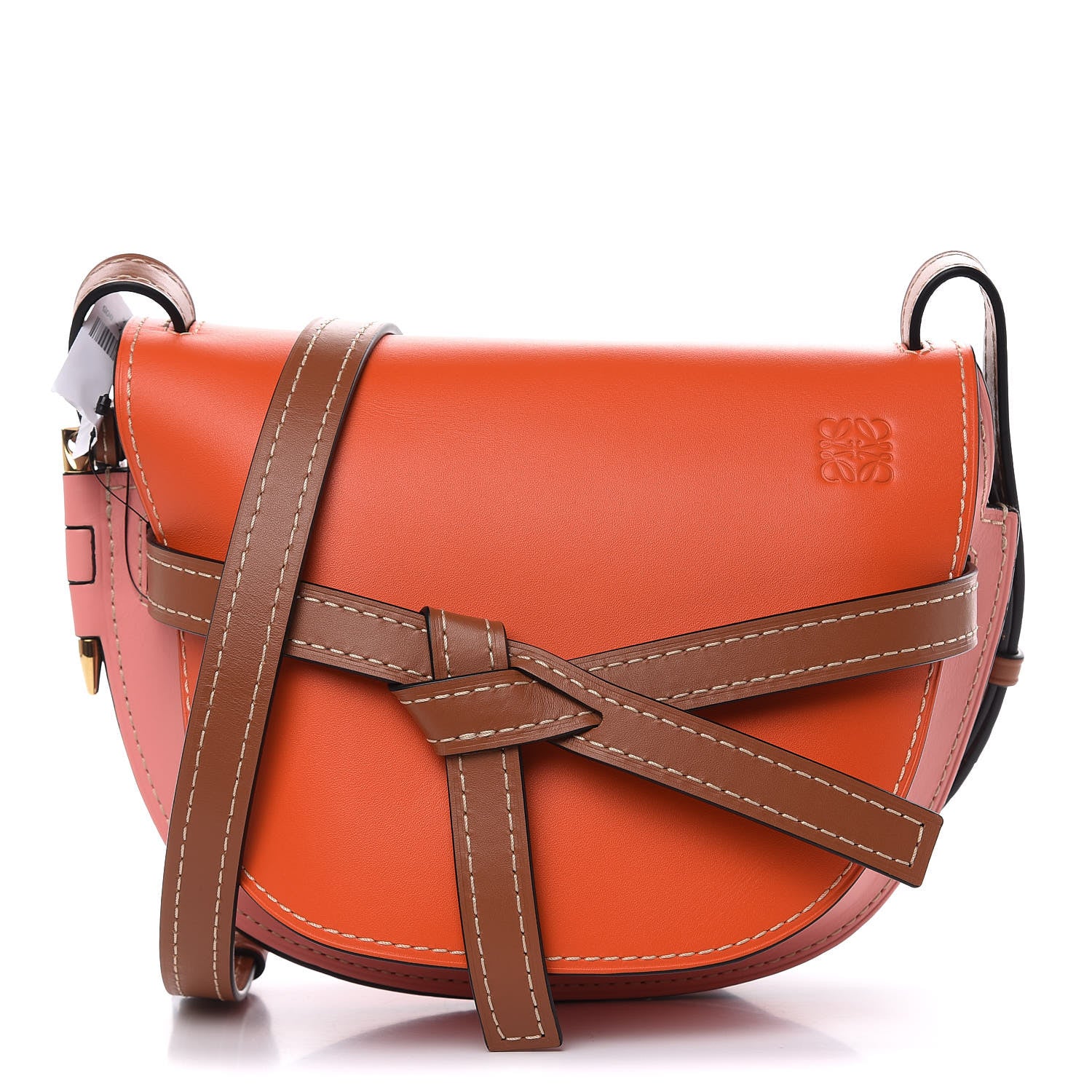 Loewe Calfskin Small Gate Crossbody Bag Orange Blossom 1 of 10
