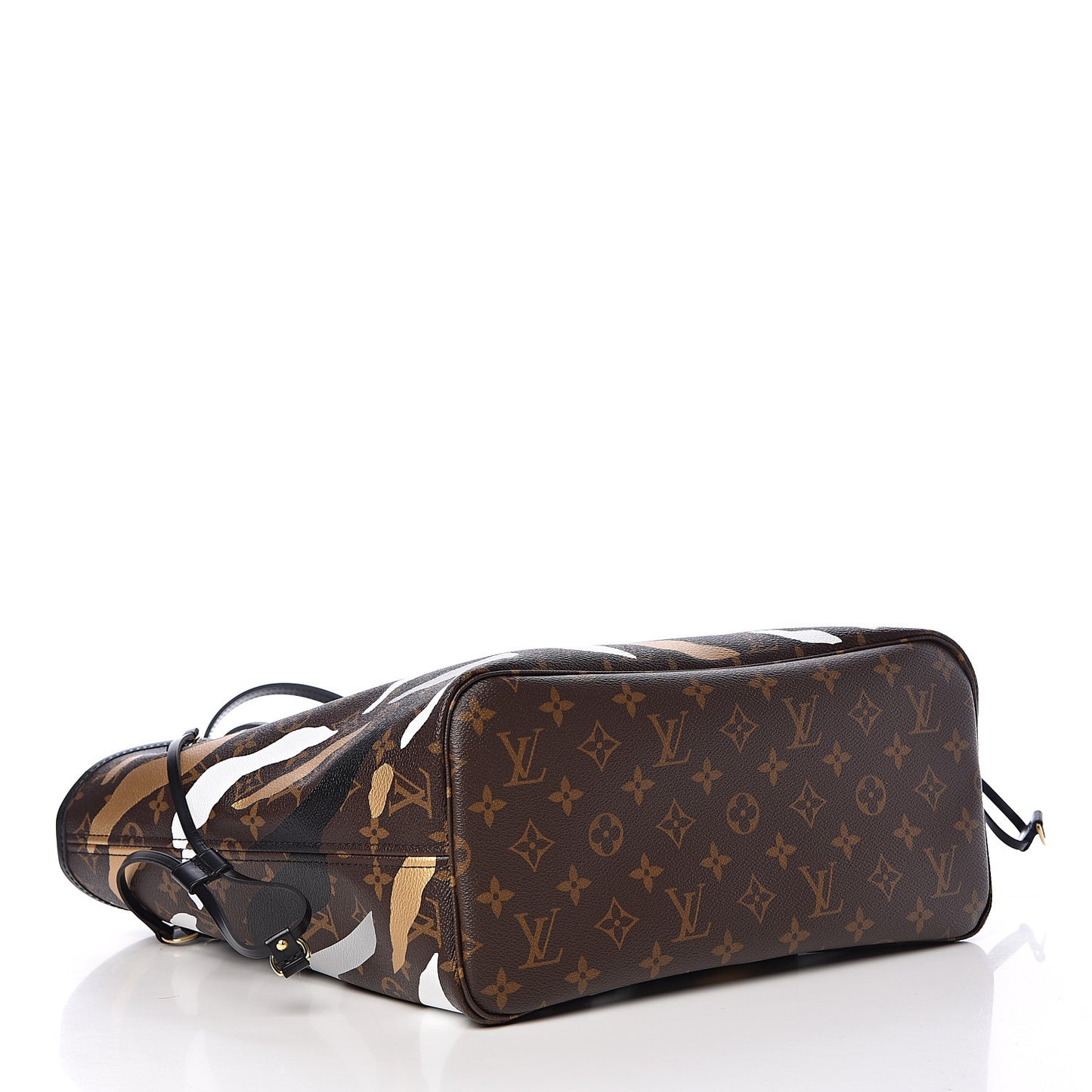 X LOL Monogram Neverfull MM Gold Silver
