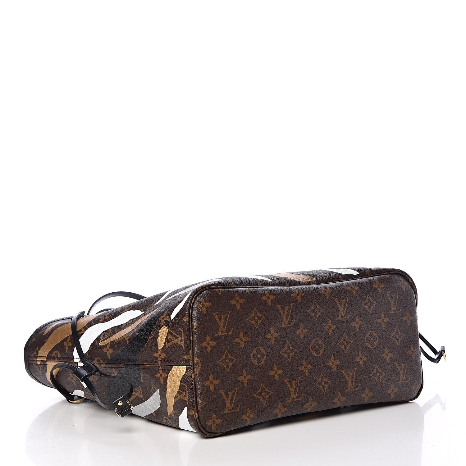 Louis Vuitton X LOL Monogram Neverfull MM Gold Silver 4 of 11