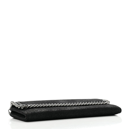 Stella McCartney Shaggy Deer Falabella Flap Wallet Black 4 of 7